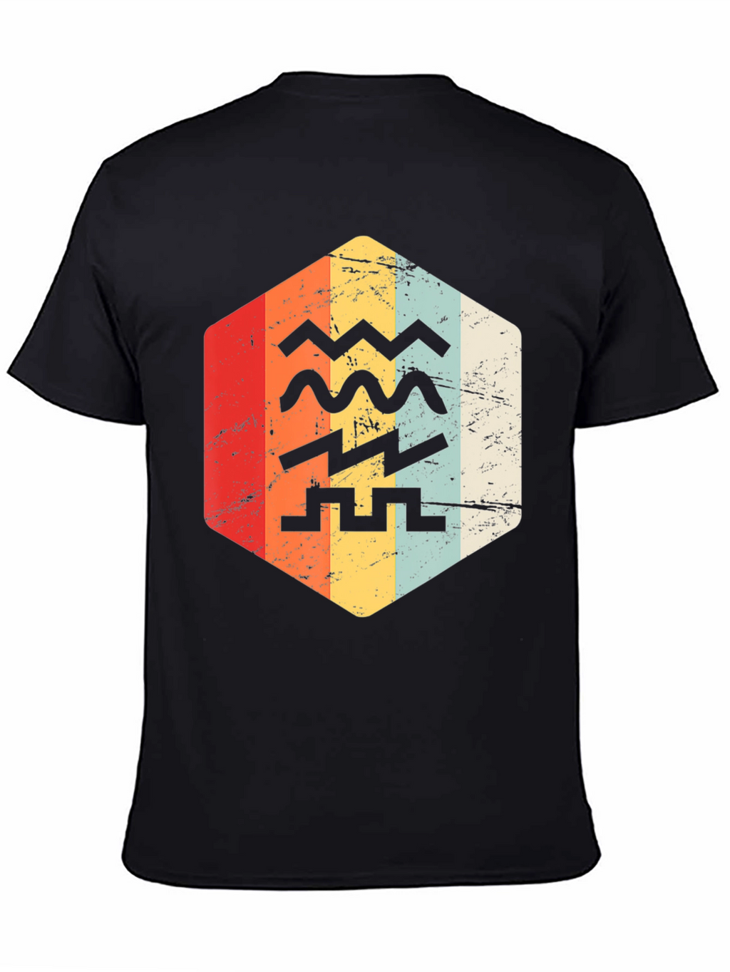 Retro Zodiac Aquarius T-Shirt