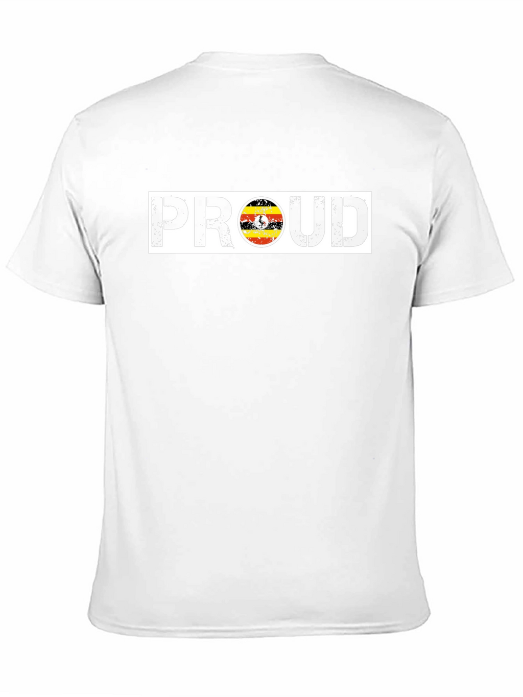 Ugandan Proud T-Shirt - Black Crew Neck Tee