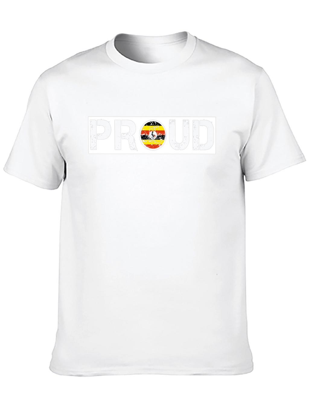 Ugandan Proud T-Shirt - Black Crew Neck Tee