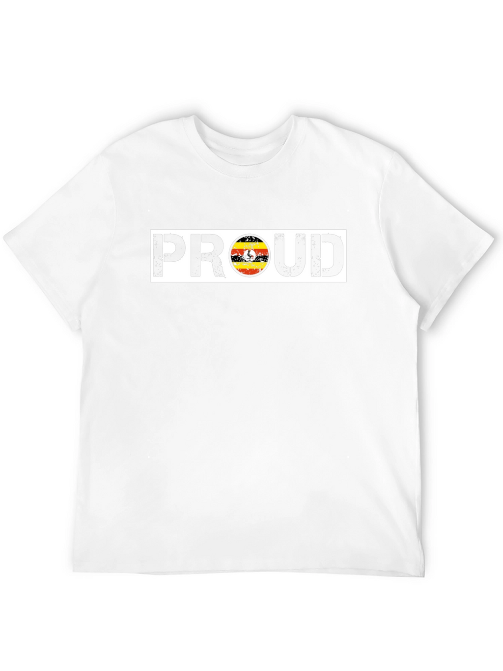 Ugandan Proud T-Shirt - Black Crew Neck Tee
