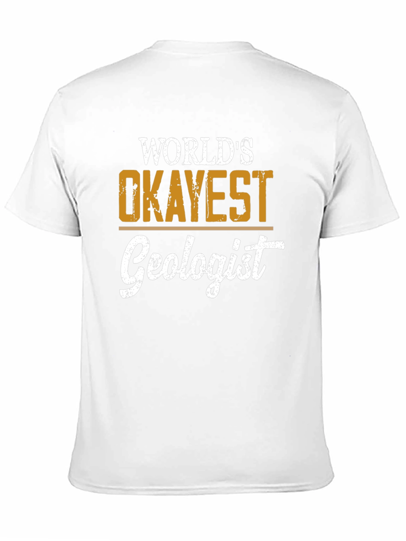 Worlds Okayest Geologist Black T-Shirt