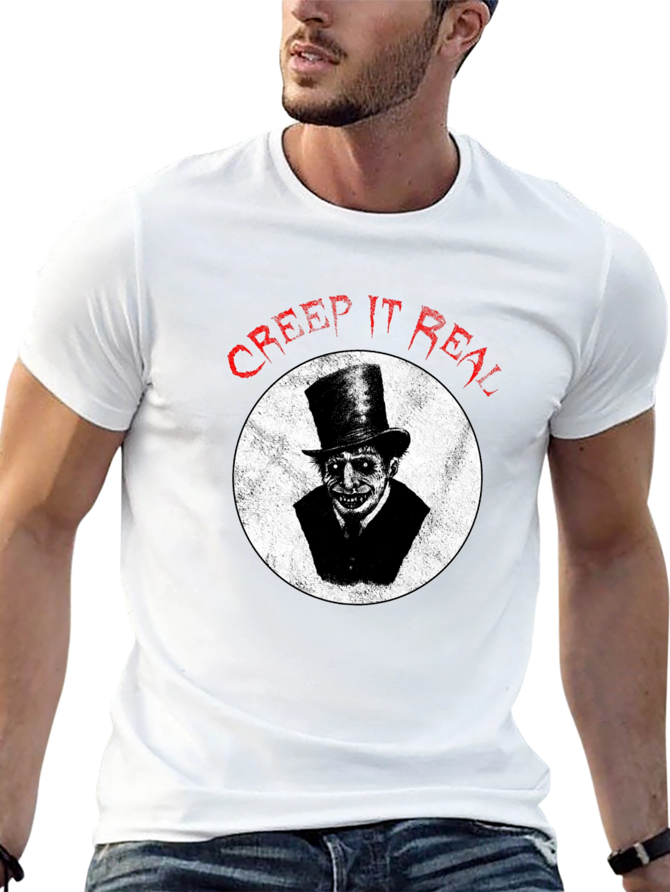 Creep It Real Graphic Tee - Halloween Spooky Shirt