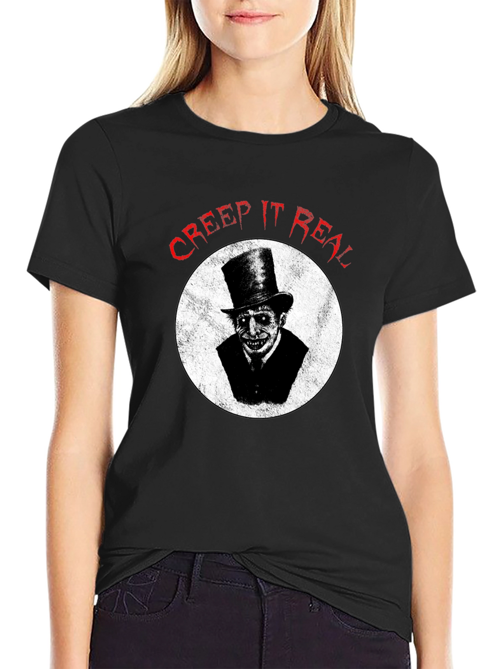 Creep It Real Graphic Tee - Halloween Spooky Shirt