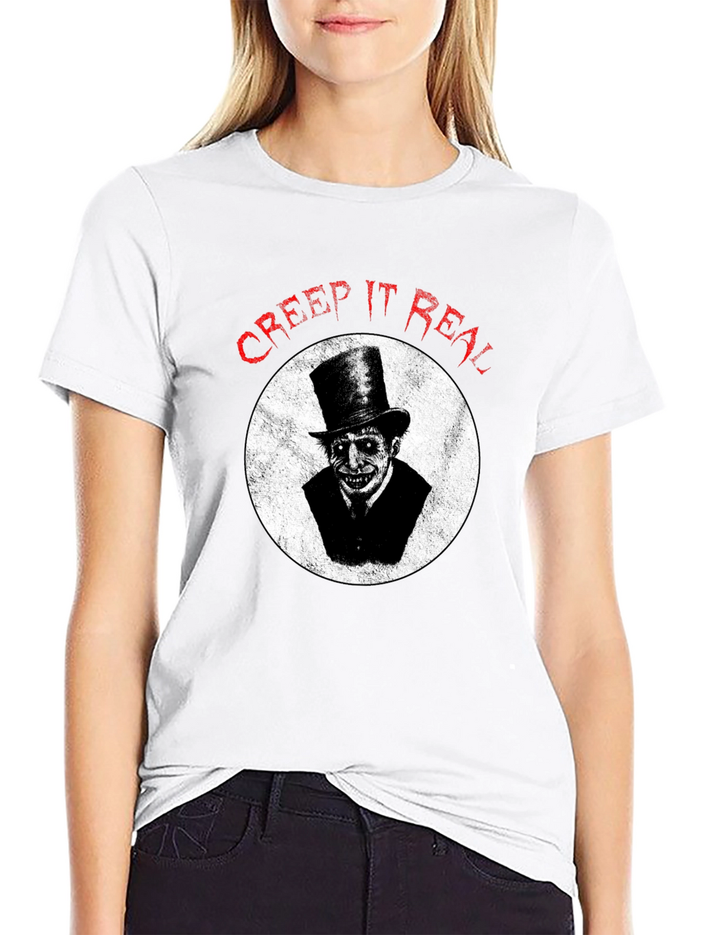 Creep It Real Graphic Tee - Halloween Spooky Shirt