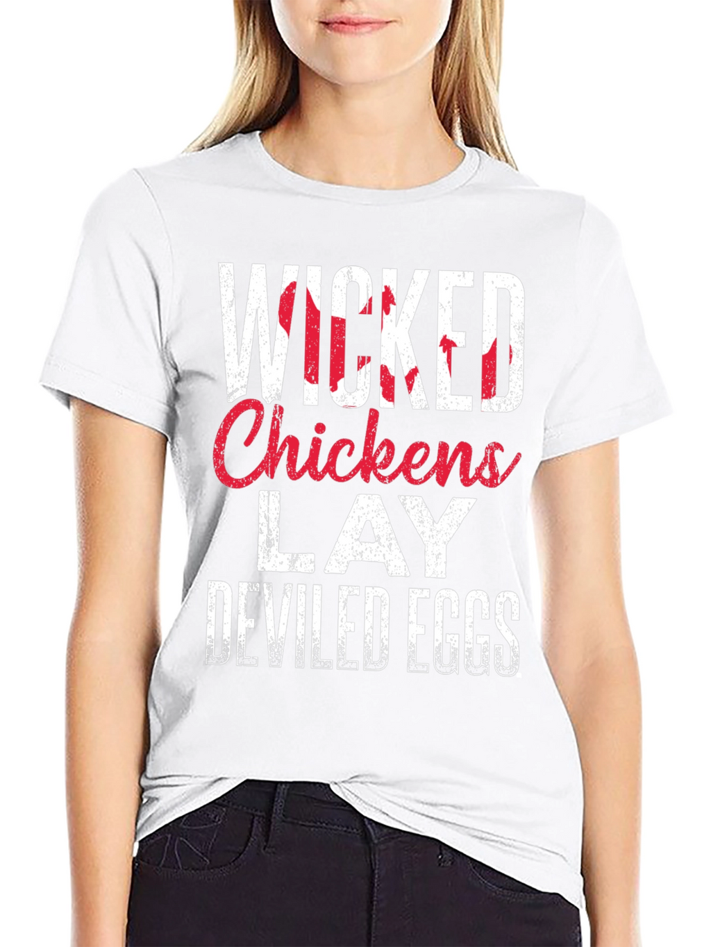 Wicked Chickens Lay Deviled Eggs T-Shirt