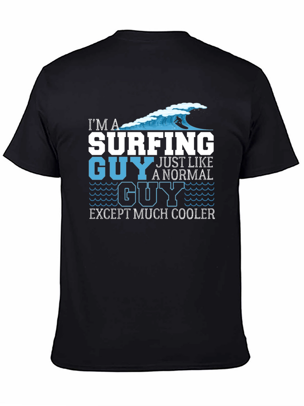 Surfing Guy T-Shirt - Cool Graphic Tee