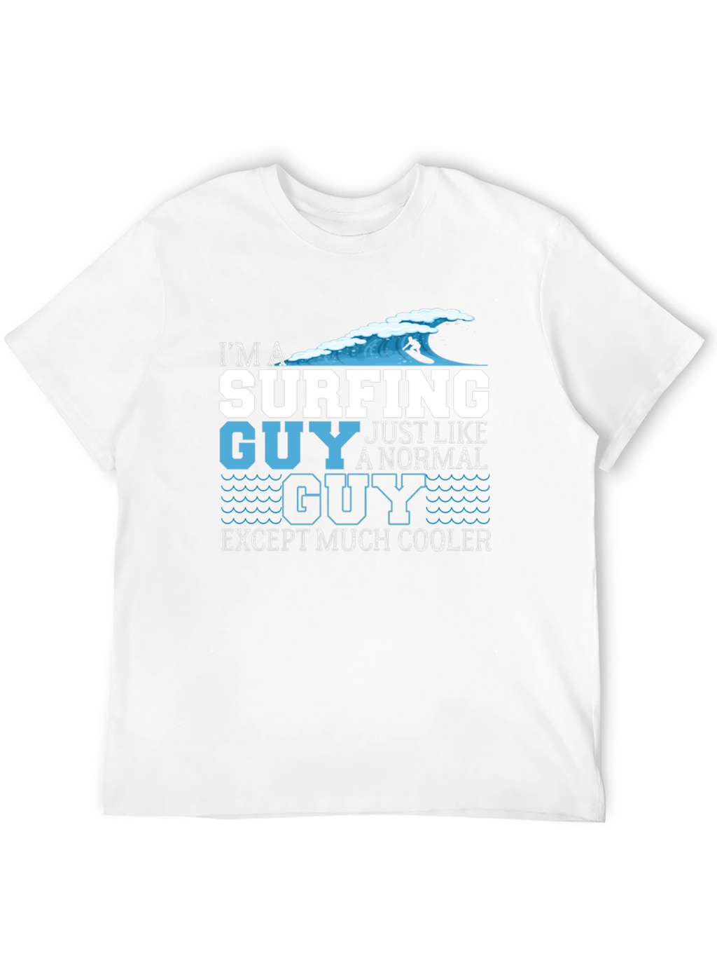 Surfing Guy T-Shirt - Cool Graphic Tee