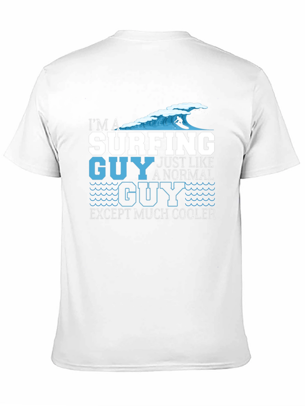 Surfing Guy T-Shirt - Cool Graphic Tee