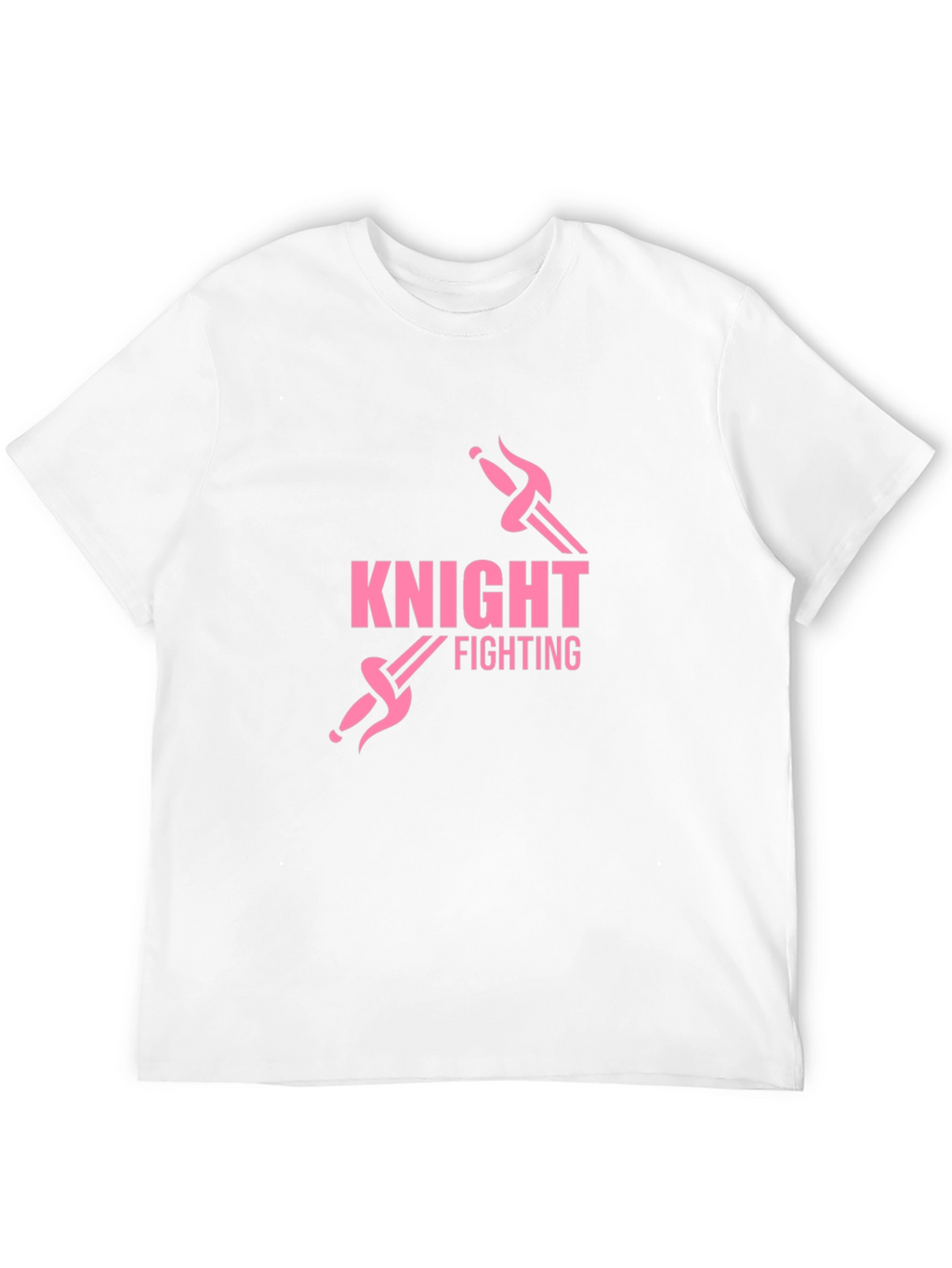 Knight Fighting Graphic Tee - Black