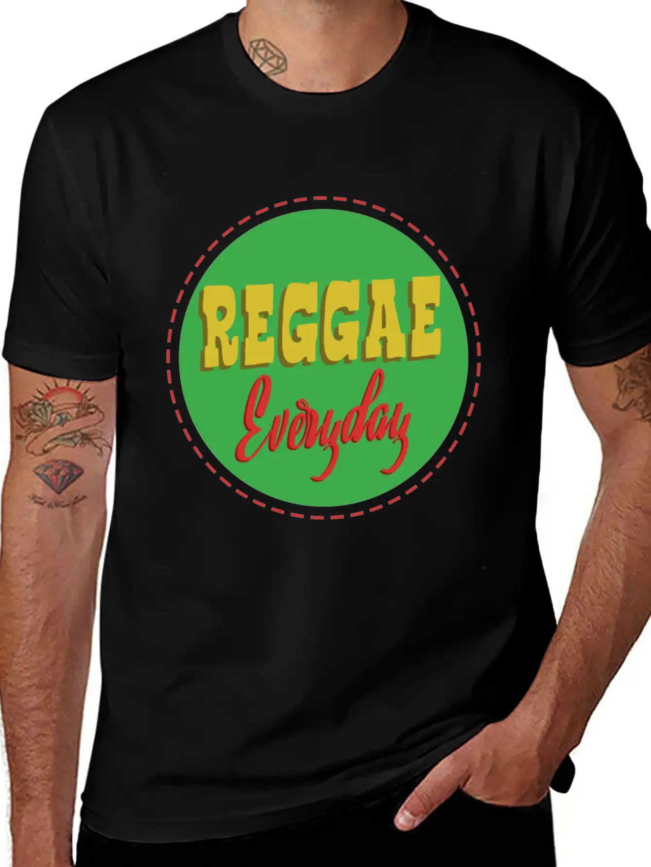1Reggae Everyday Unisex Casual T-Shirt – Clean Design For Daily Comfort
