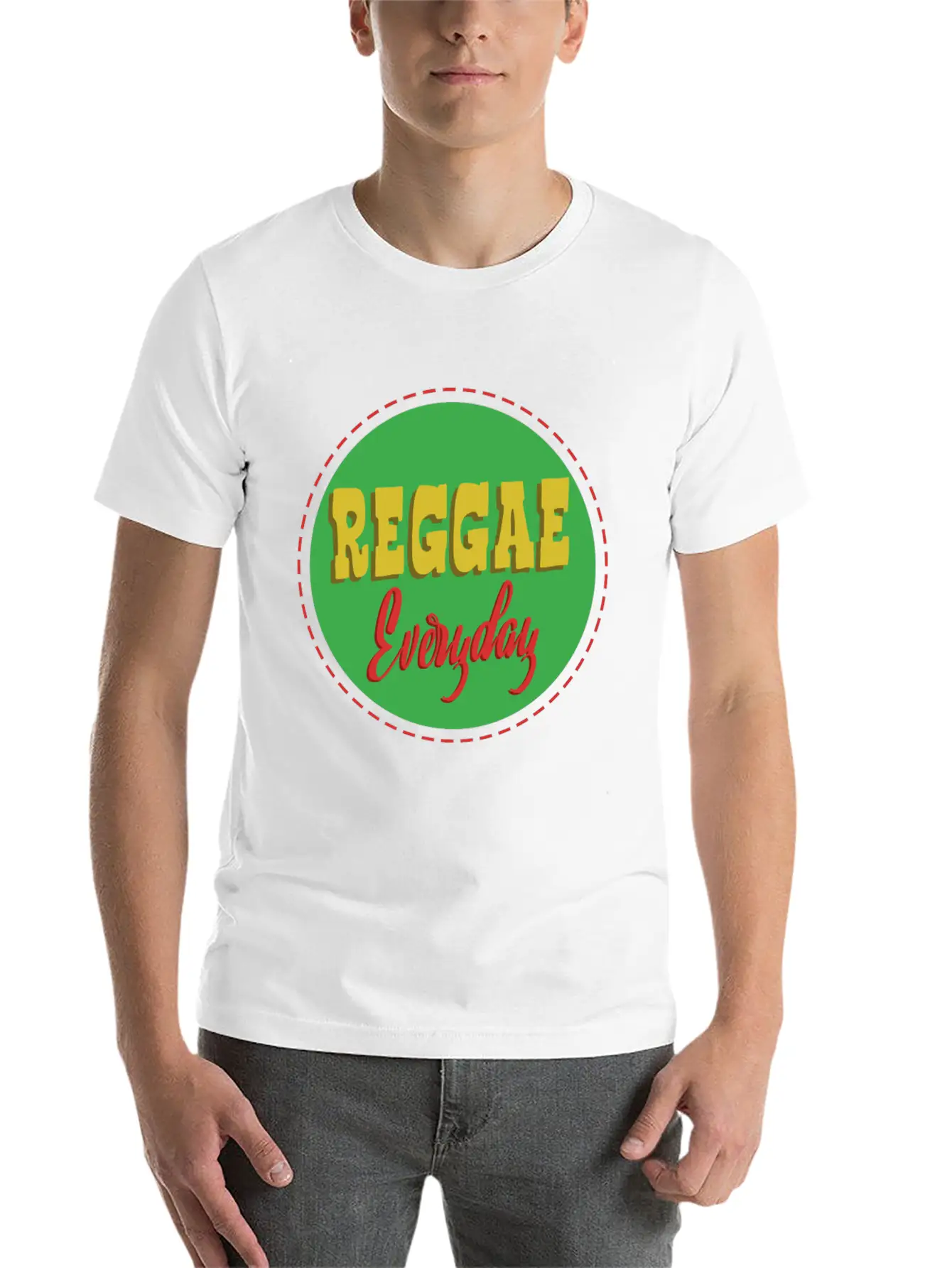 1Reggae Everyday Unisex Casual T-Shirt – Clean Design For Daily Comfort