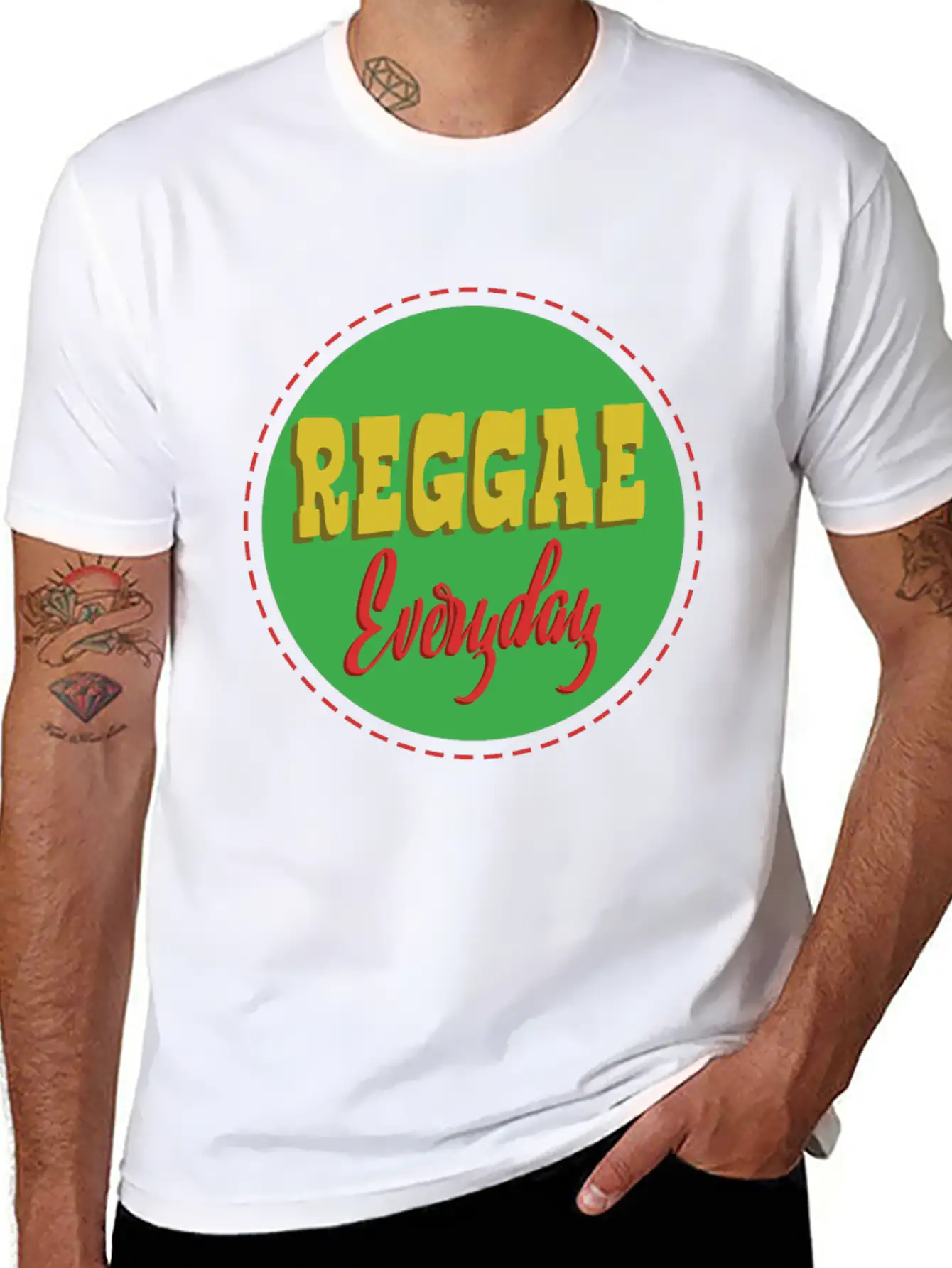 1Reggae Everyday Unisex Casual T-Shirt – Clean Design For Daily Comfort