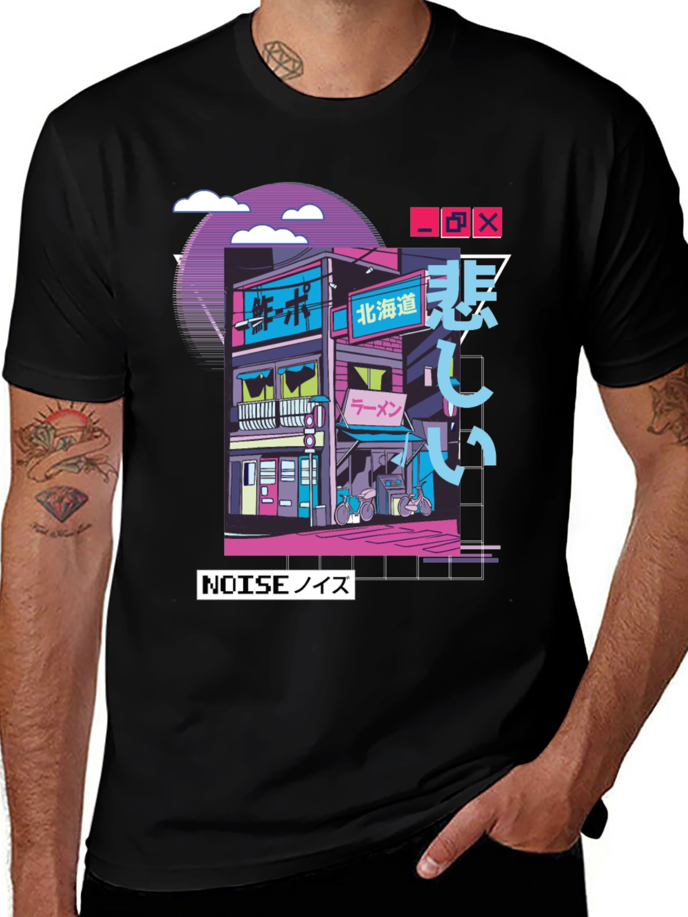 Retro Anime T-Shirt - Japanese Streetwear