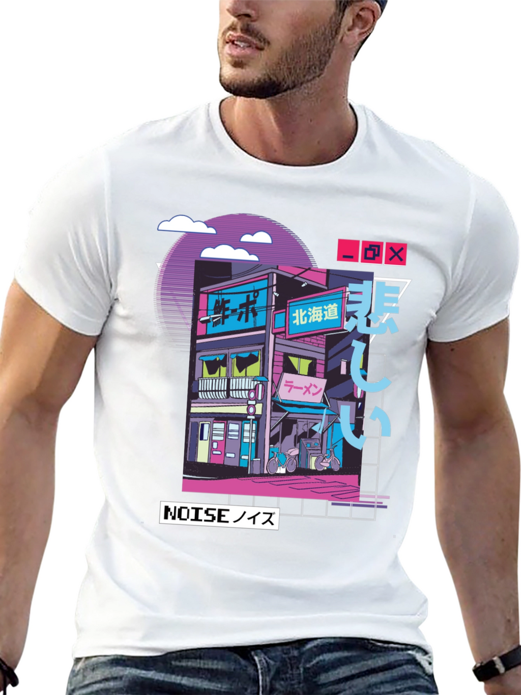 Retro Anime T-Shirt - Japanese Streetwear