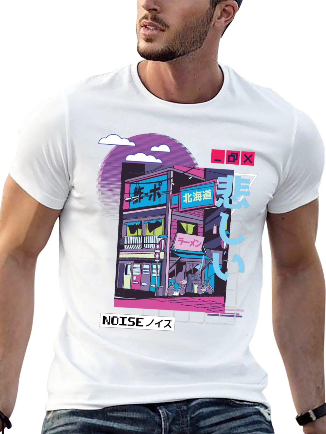 Retro Anime T-Shirt - Japanese Streetwear