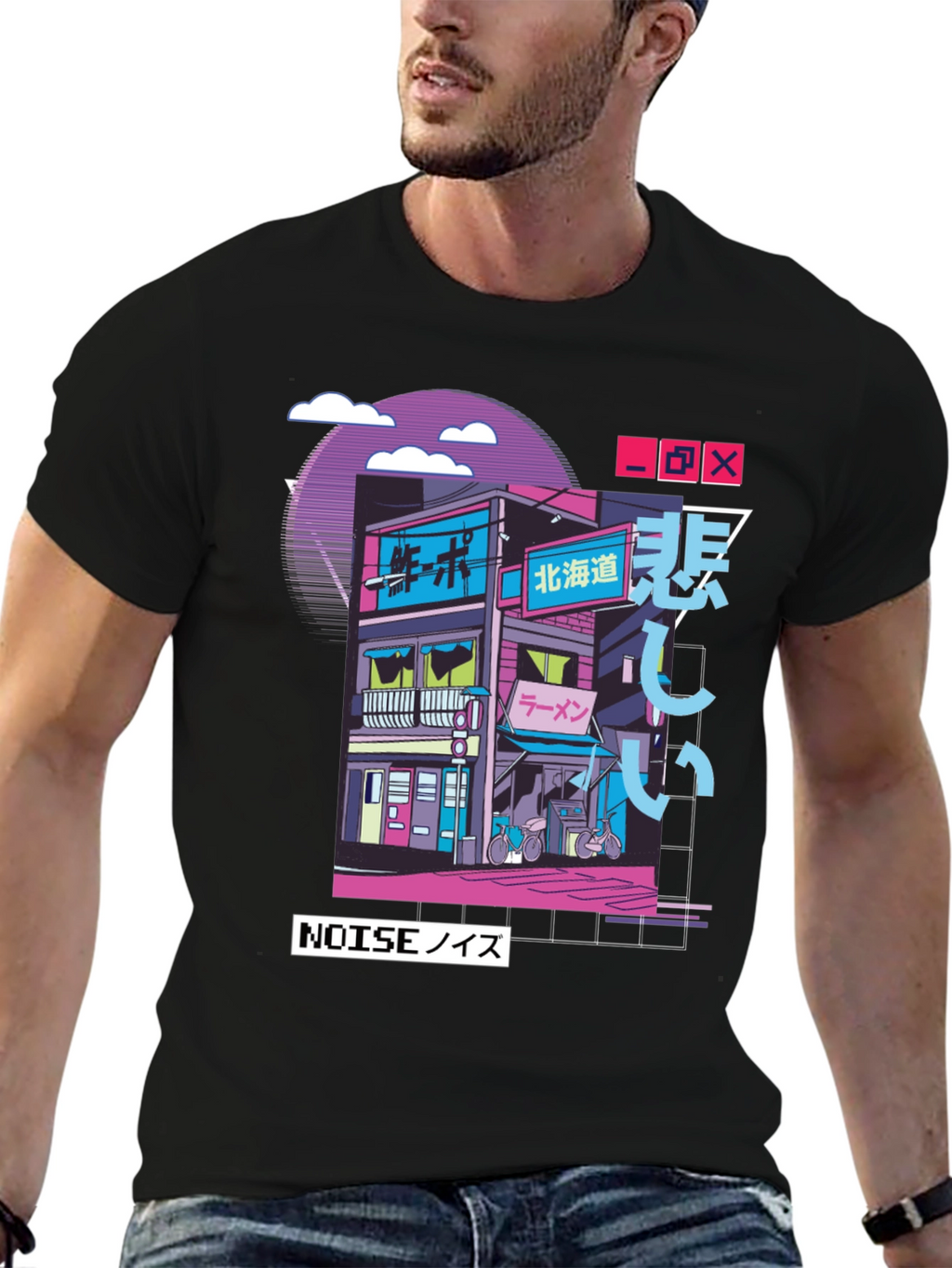 Retro Anime T-Shirt - Japanese Streetwear