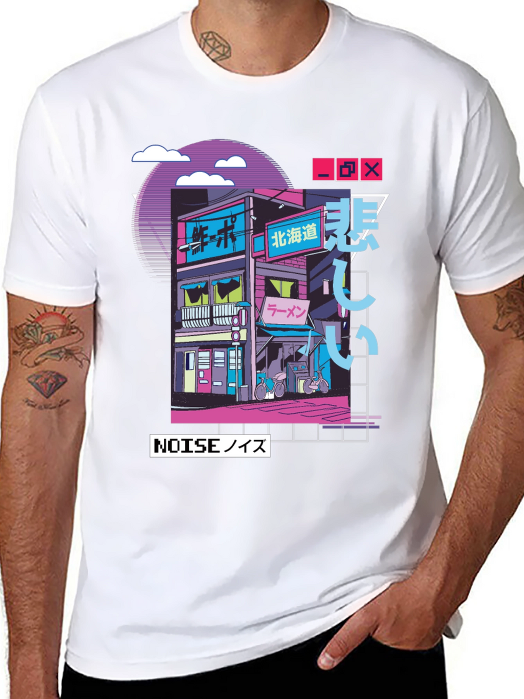 Retro Anime T-Shirt - Japanese Streetwear