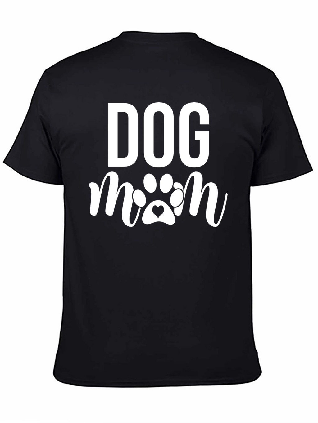 Dog Mom Paw Print Tee