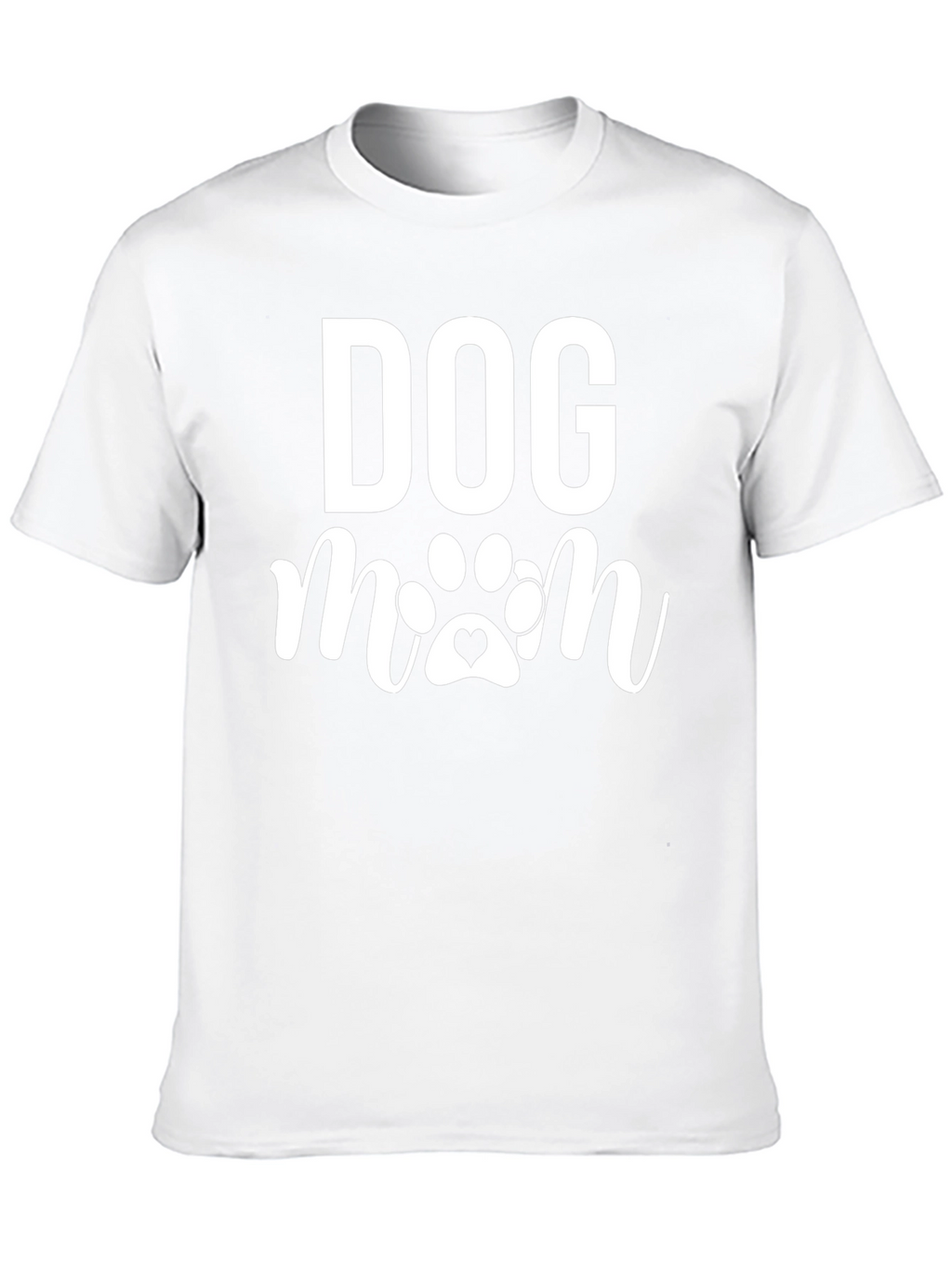 Dog Mom Paw Print Tee