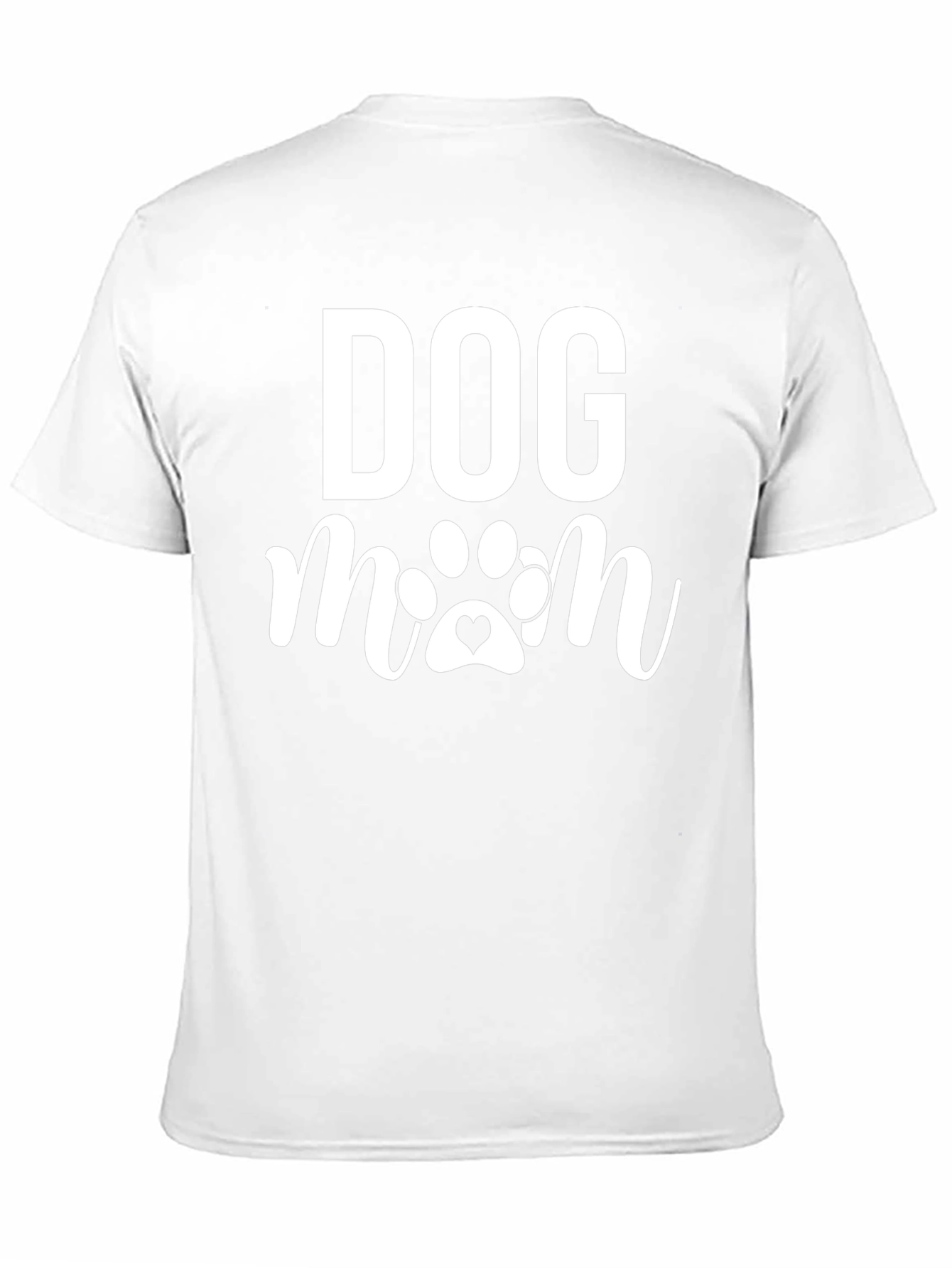 Dog Mom Paw Print Tee