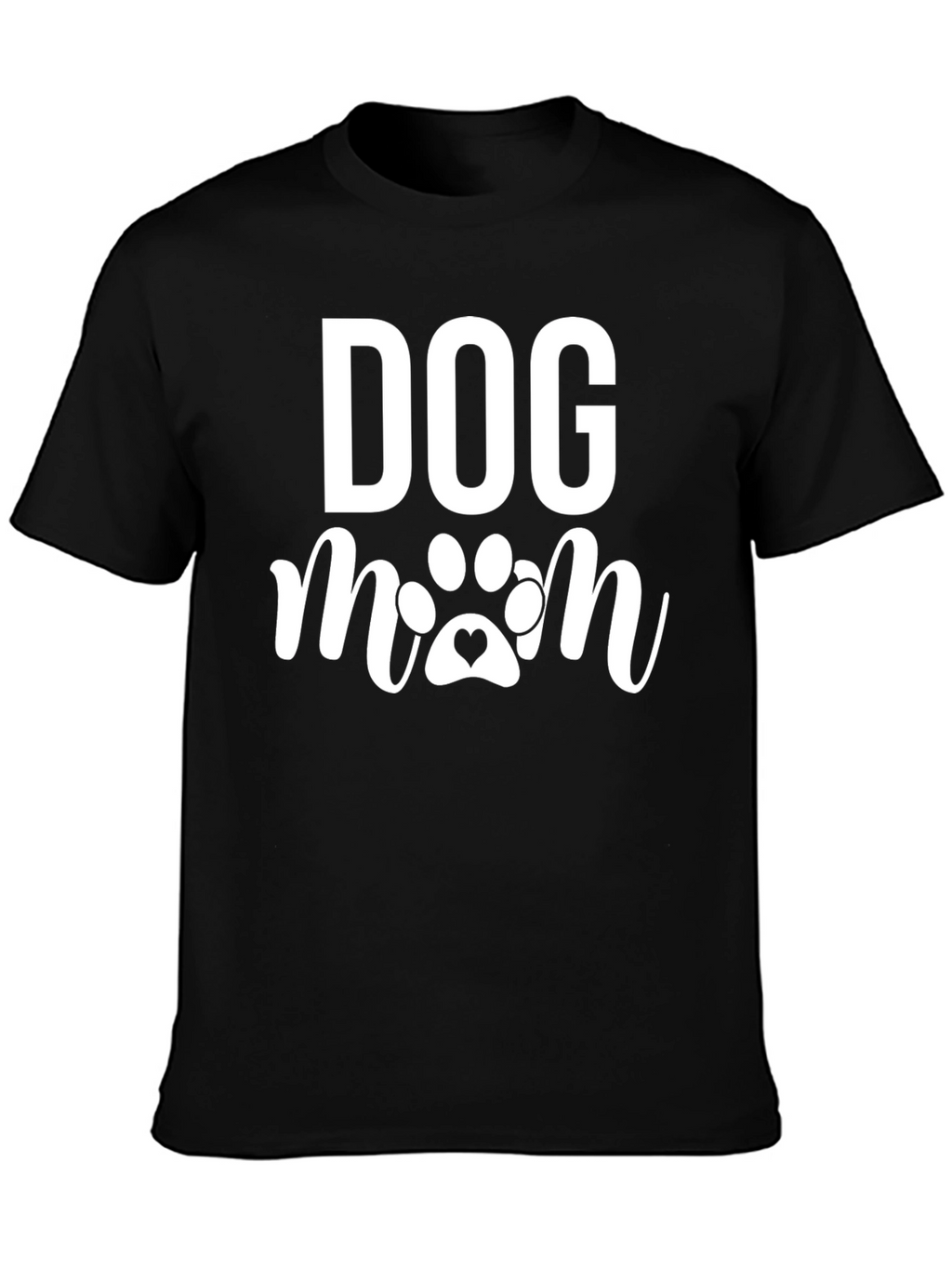 Dog Mom Paw Print Tee