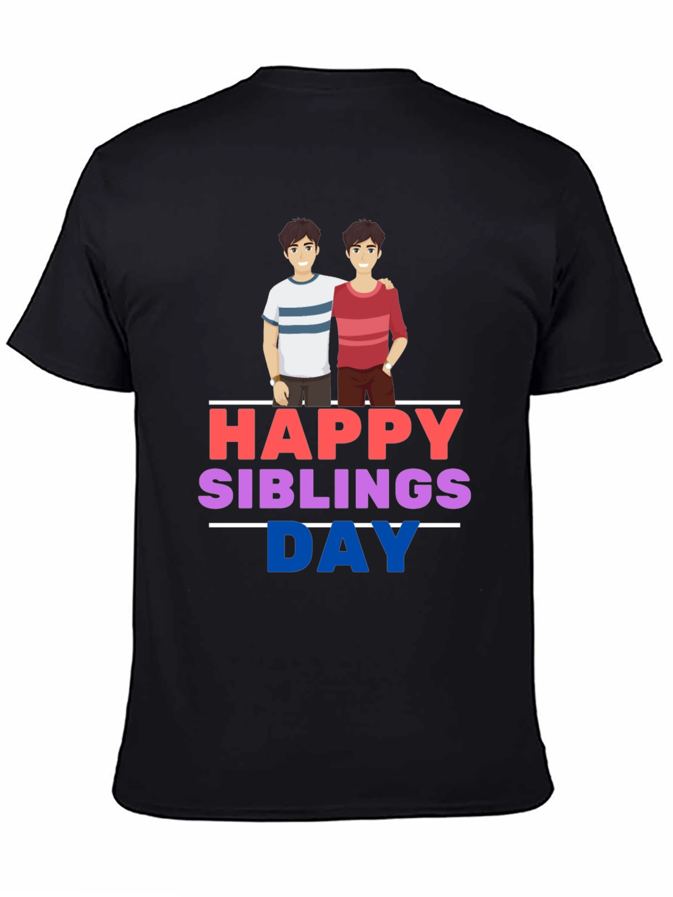 Happy Siblings Day Graphic T-Shirt