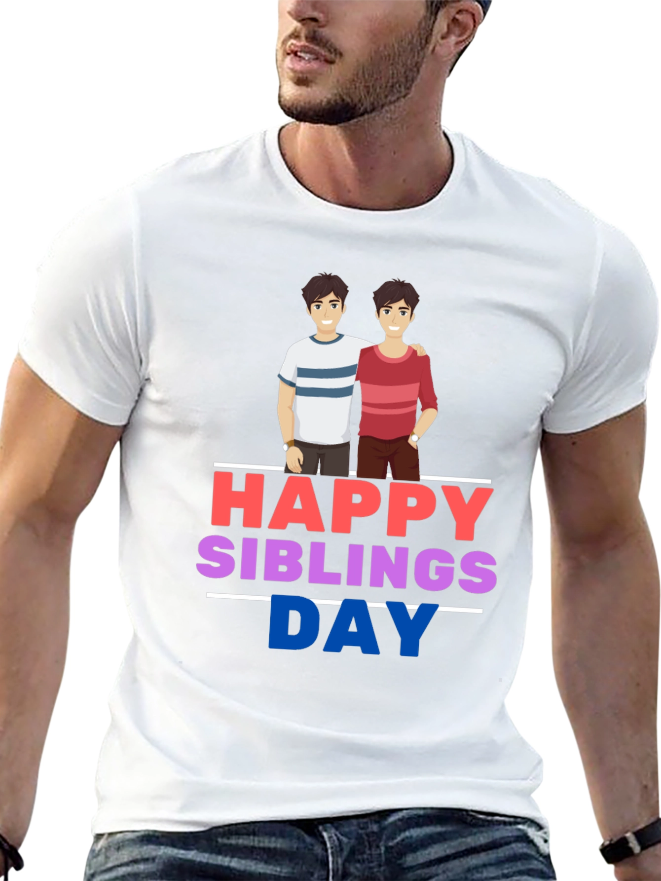 Happy Siblings Day Graphic T-Shirt
