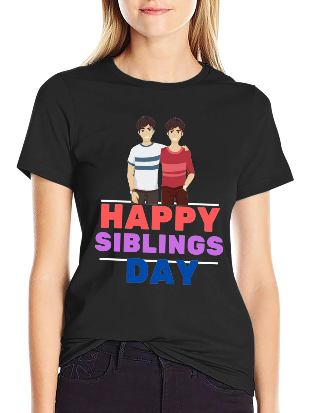 Happy Siblings Day Graphic T-Shirt