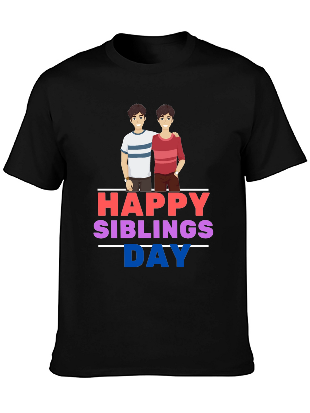 Happy Siblings Day Graphic T-Shirt
