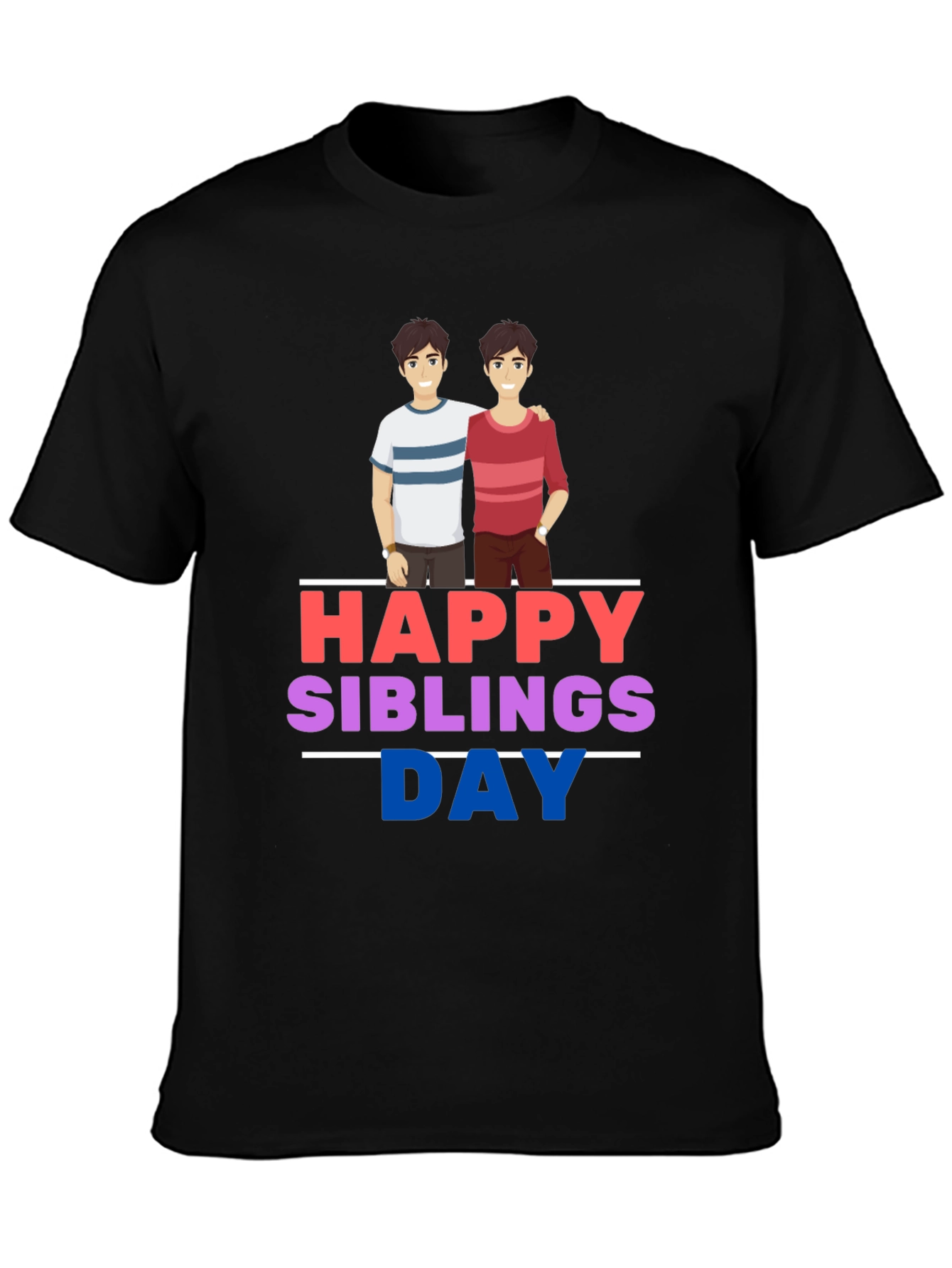 Happy Siblings Day Graphic T-Shirt
