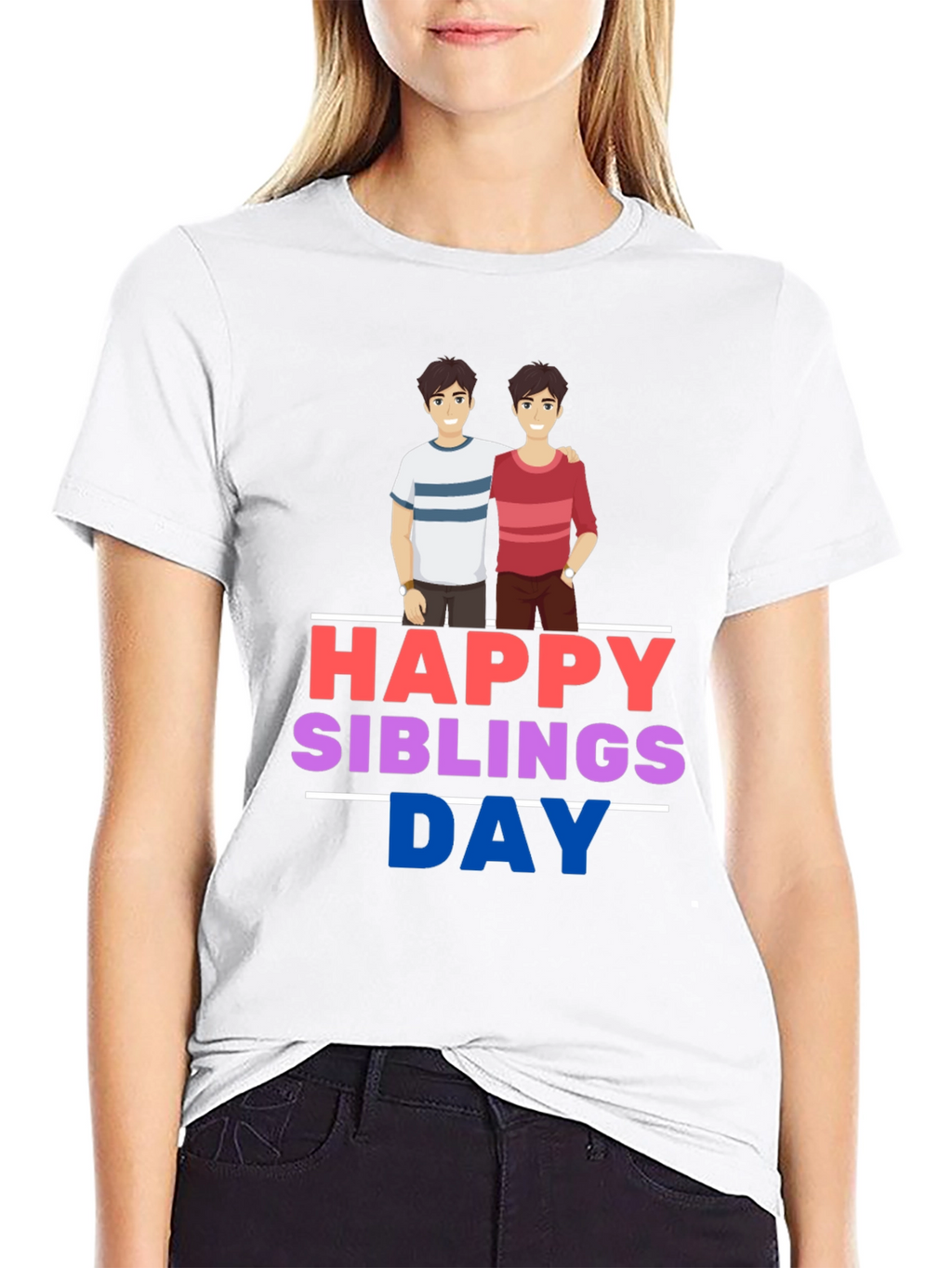 Happy Siblings Day Graphic T-Shirt