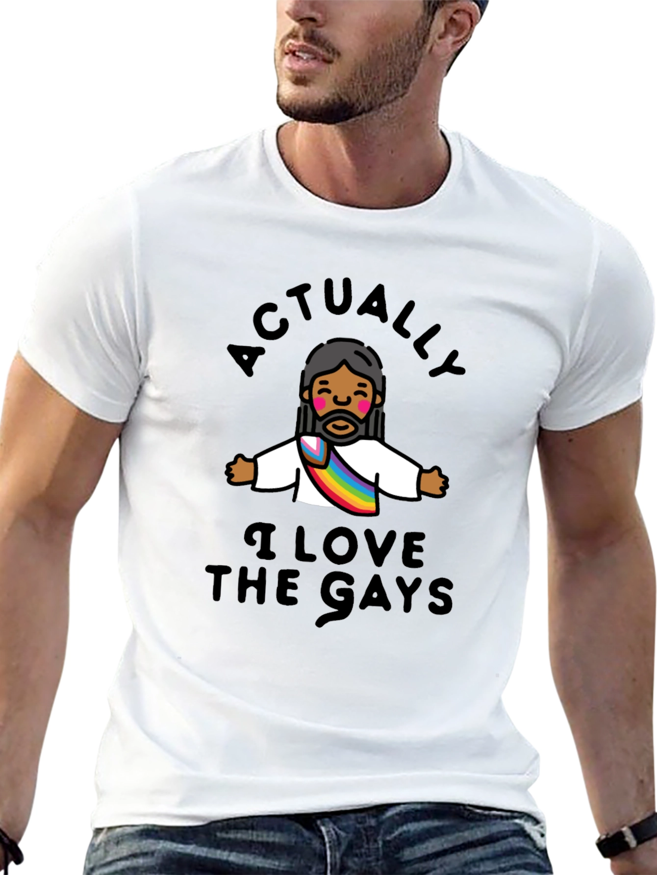 Actually I Love The Gays T-Shirt