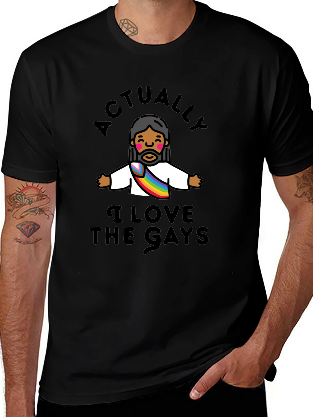 Actually I Love The Gays T-Shirt