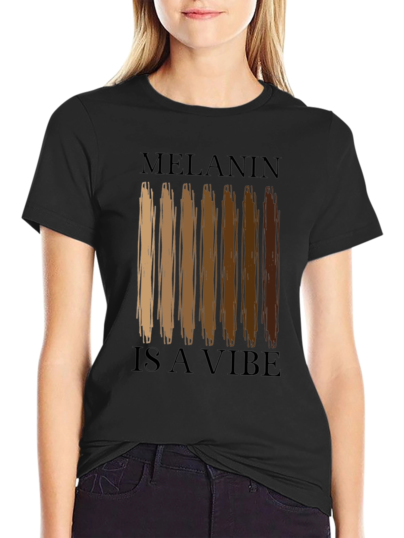 Melanin Is A Vibe Black T-Shirt