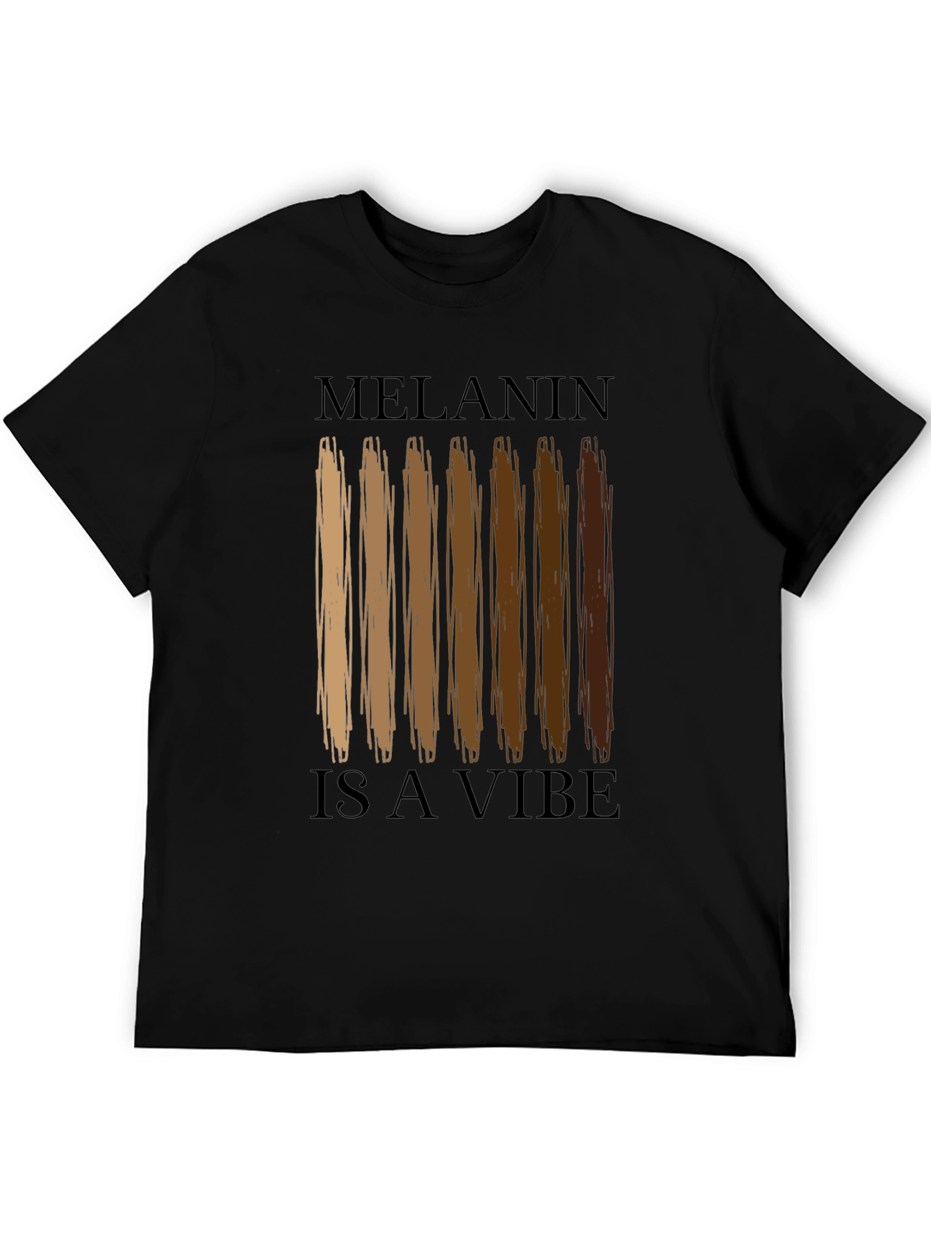 Melanin Is A Vibe Black T-Shirt
