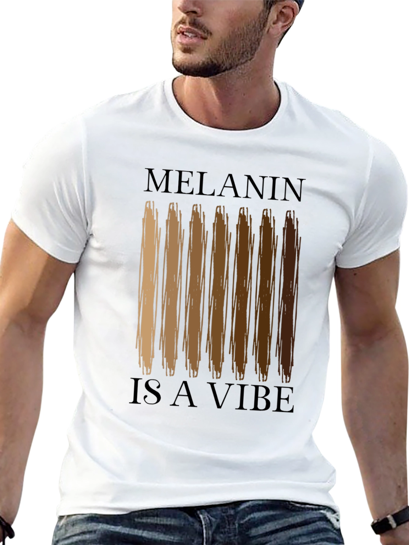 Melanin Is A Vibe Black T-Shirt