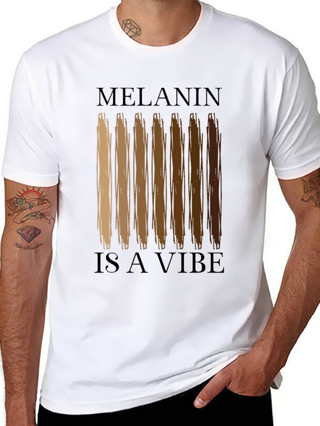 Melanin Is A Vibe Black T-Shirt