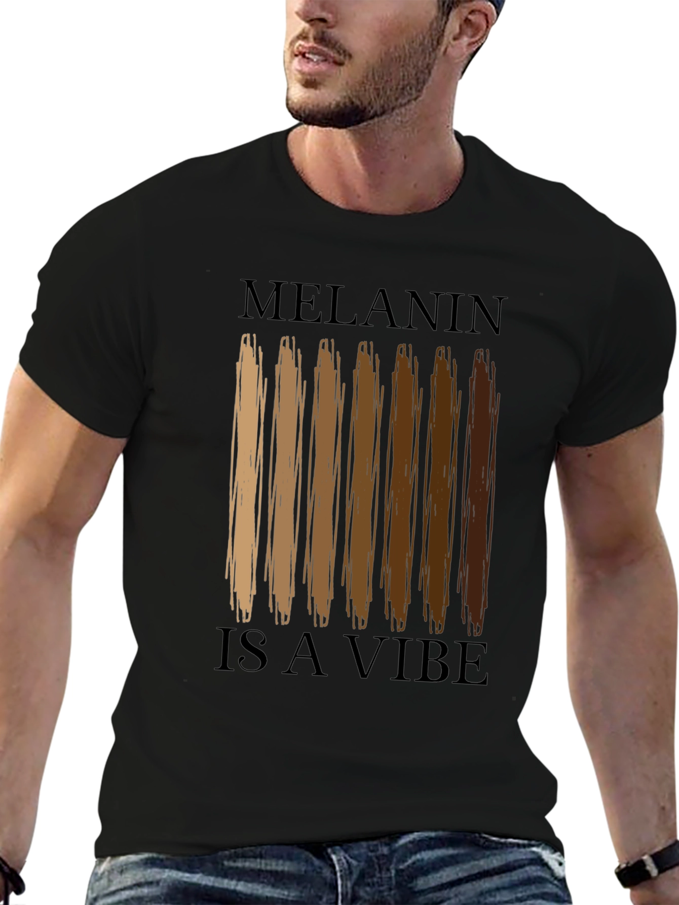 Melanin Is A Vibe Black T-Shirt
