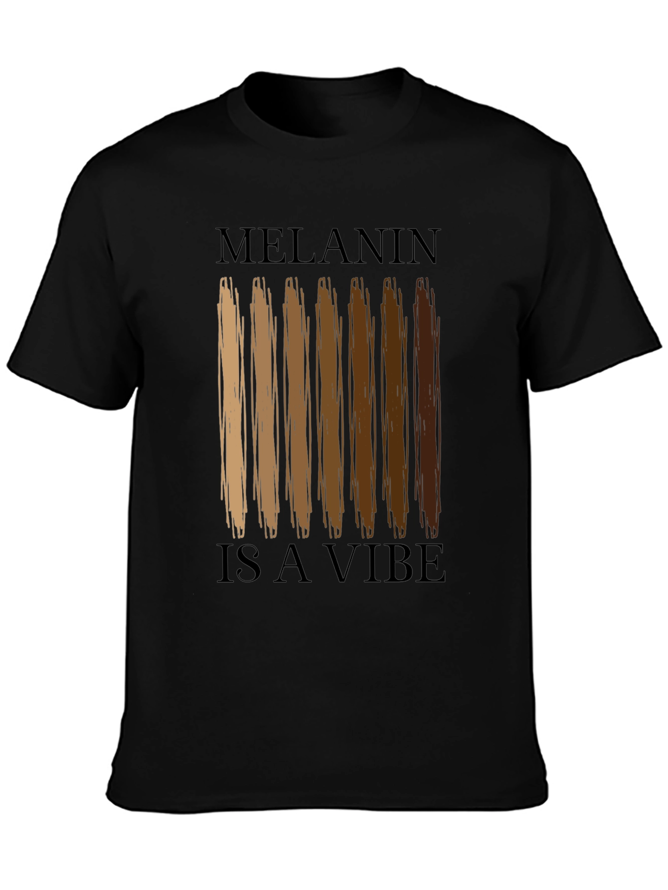 Melanin Is A Vibe Black T-Shirt