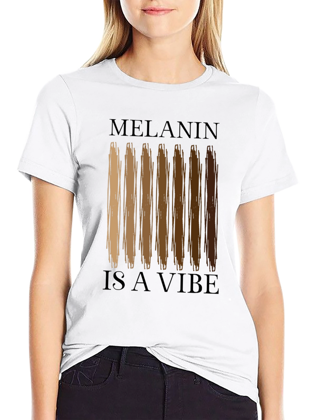Melanin Is A Vibe Black T-Shirt