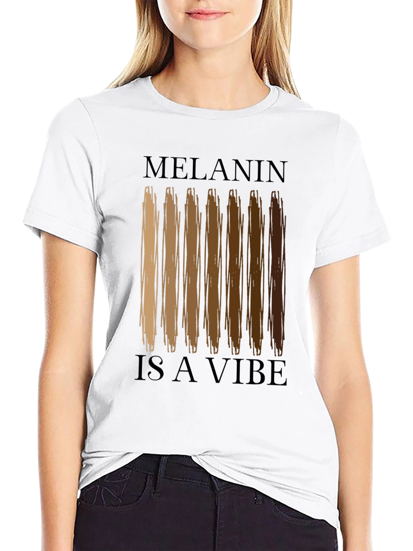 Melanin Is A Vibe Black T-Shirt