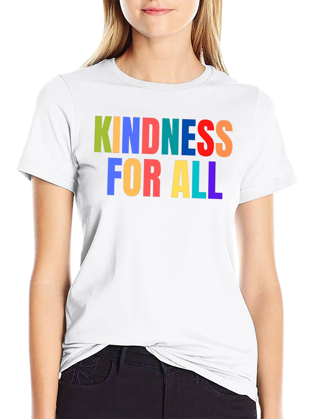 Kindness For All - Colorful Graphic Tee