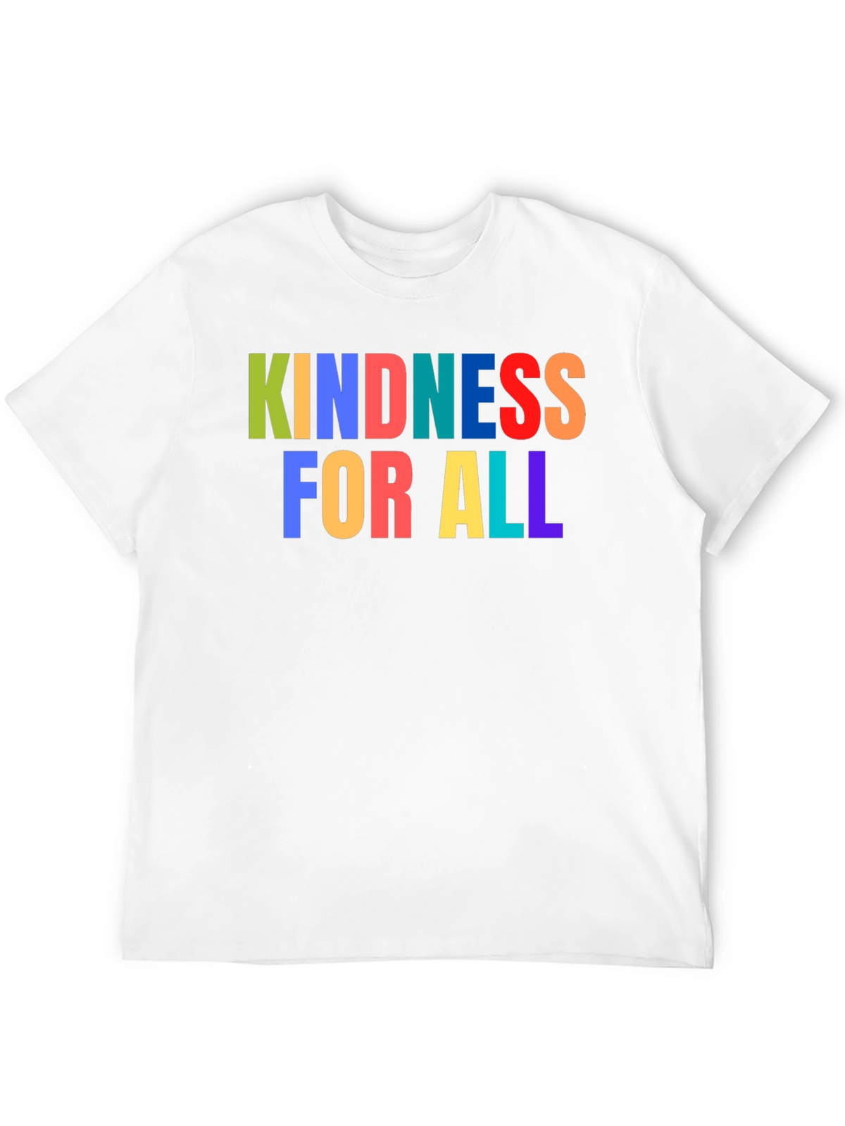 Kindness For All - Colorful Graphic Tee