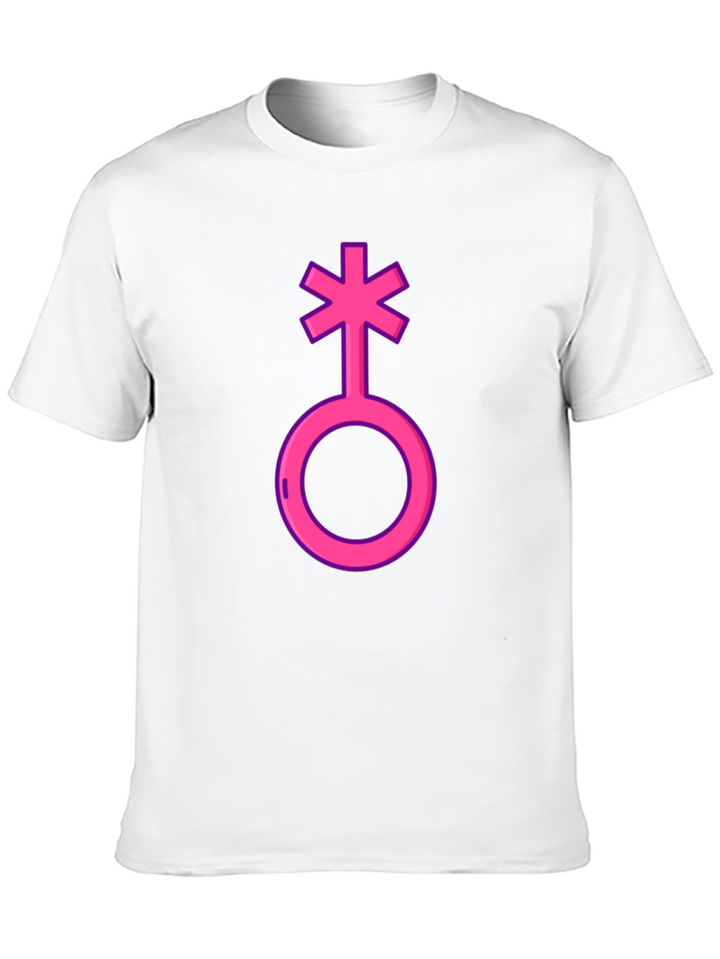 Genderqueer Symbol T-Shirt - Black