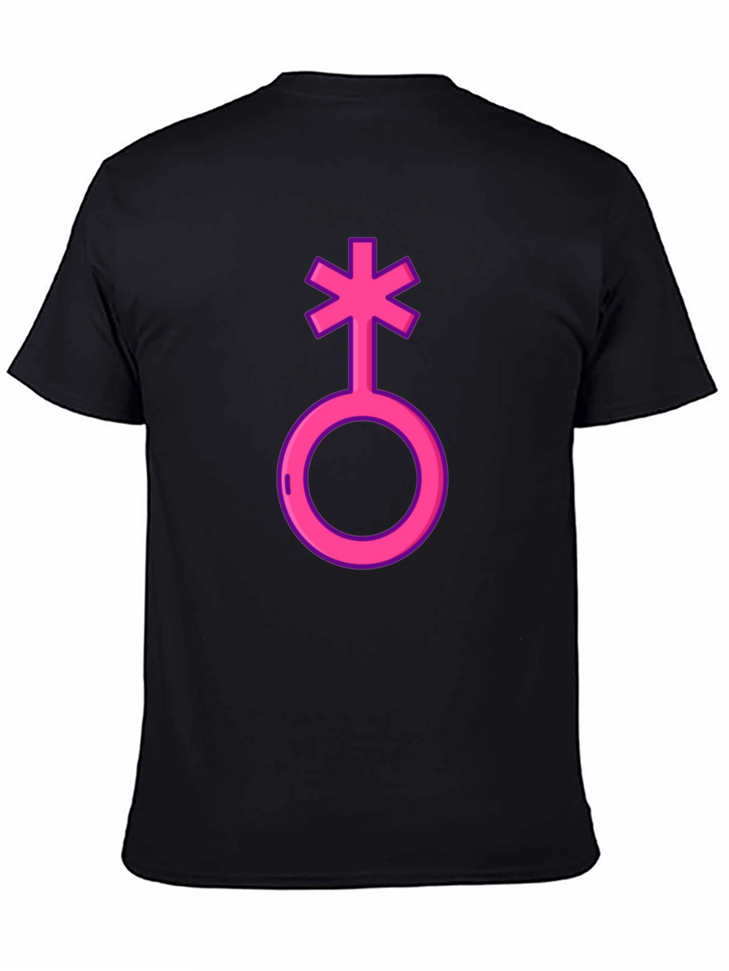 Genderqueer Symbol T-Shirt - Black