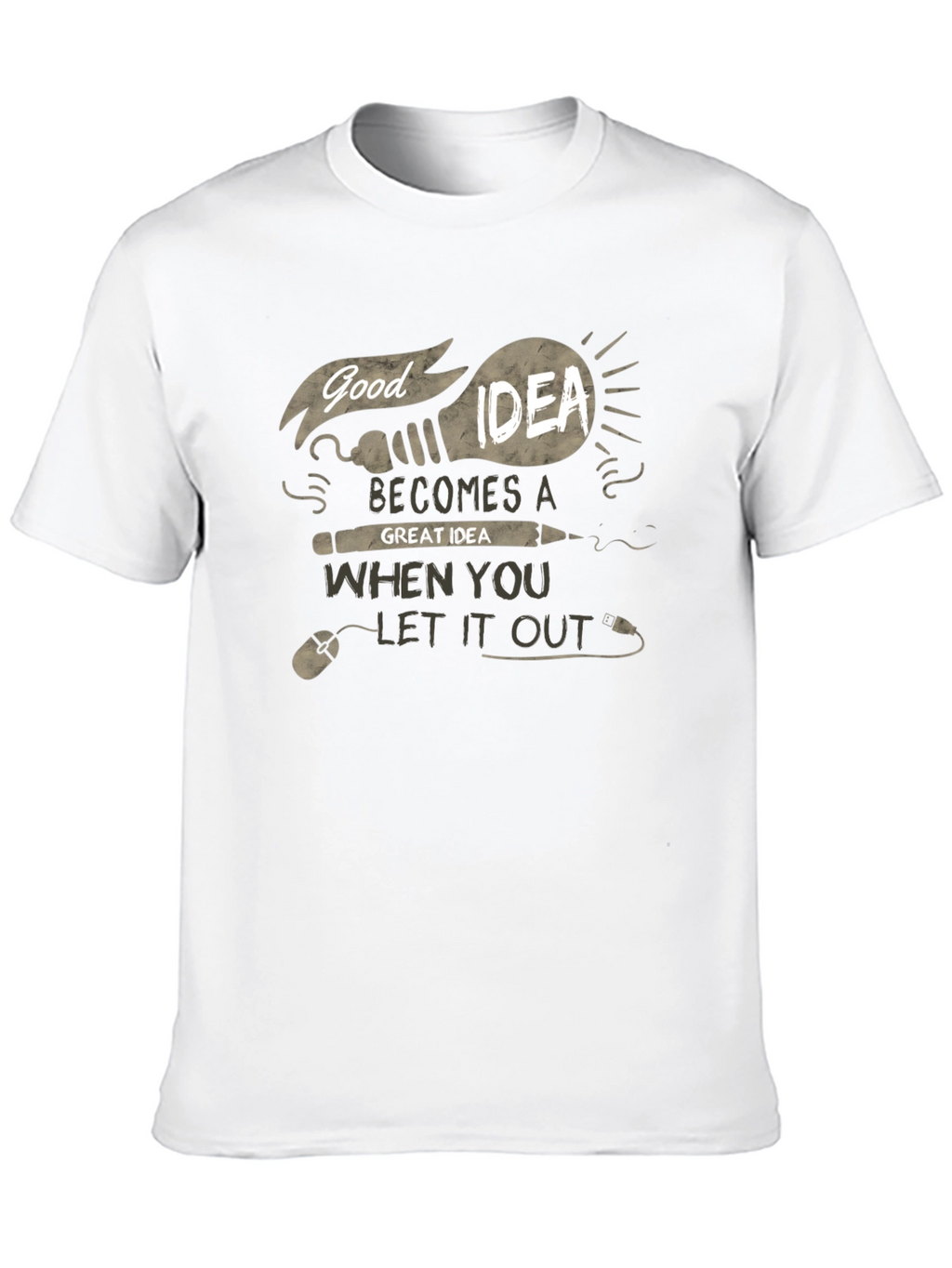 Good Idea T-Shirt - Creative Graphic Tee