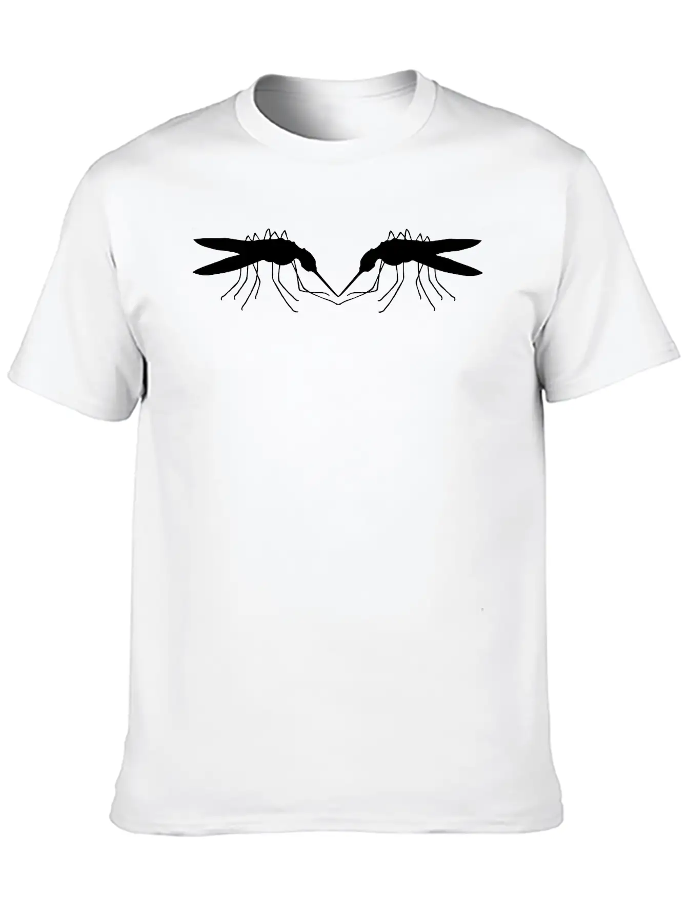 2 Bloodsucker Friends Team Couple Silhouette Mosqu Breathable Graphic T-Shirt – Perfect For Casual Days