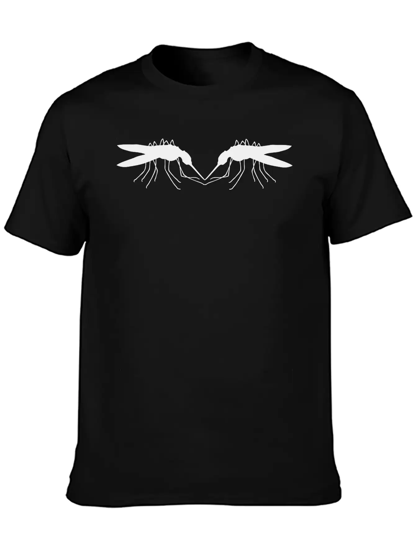 2 Bloodsucker Friends Team Couple Silhouette Mosqu Breathable Graphic T-Shirt – Perfect For Casual Days