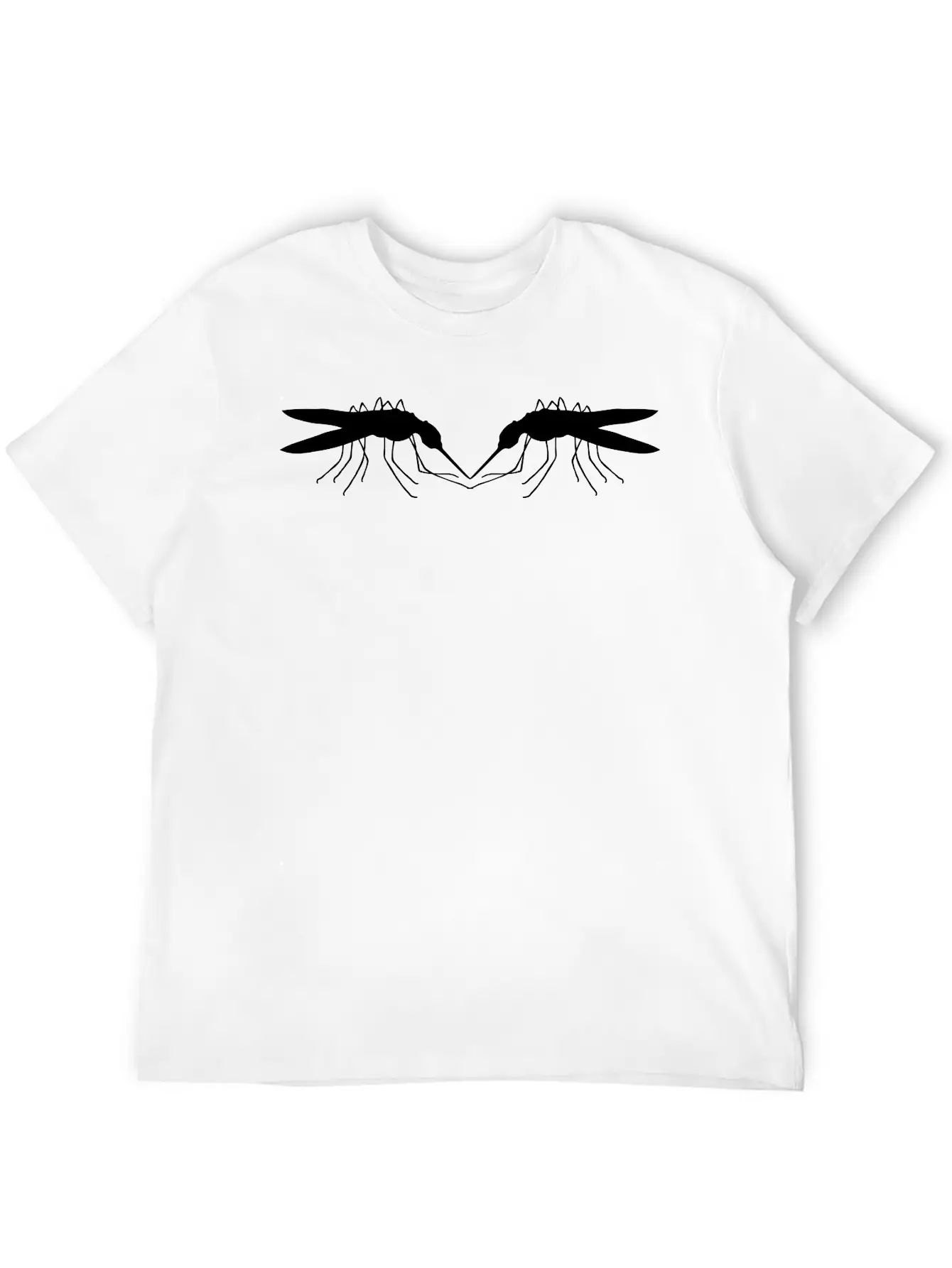 2 Bloodsucker Friends Team Couple Silhouette Mosqu Breathable Graphic T-Shirt – Perfect For Casual Days