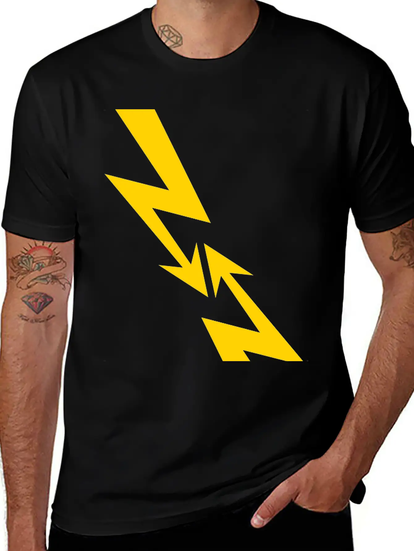 2 Flashes Electricity Electric Energy Strong Curre Timeless Short Sleeve Tee – Comfy And Minimalist Design